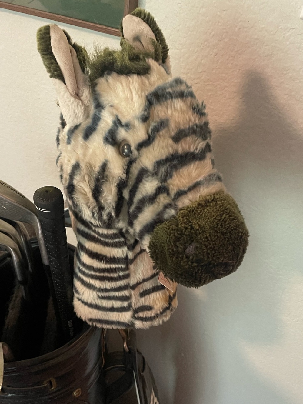 Daphne’s Headcovers Zebra Golf Club Headcover Plush Animal Driver Cover Rare